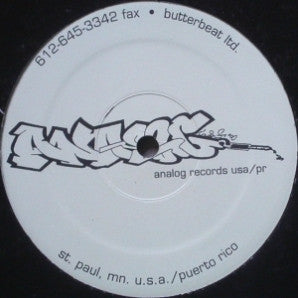 Image of Back Cover of 12" - /VG+ - NYLON, Wondaknobs EP (Analog Records USA; Analog 28, US 1996, Plain Sleeve), , A1	Slut ActionA2	Livin' 3000B1	TwiddleB2	Sonic Slash - 4925415E