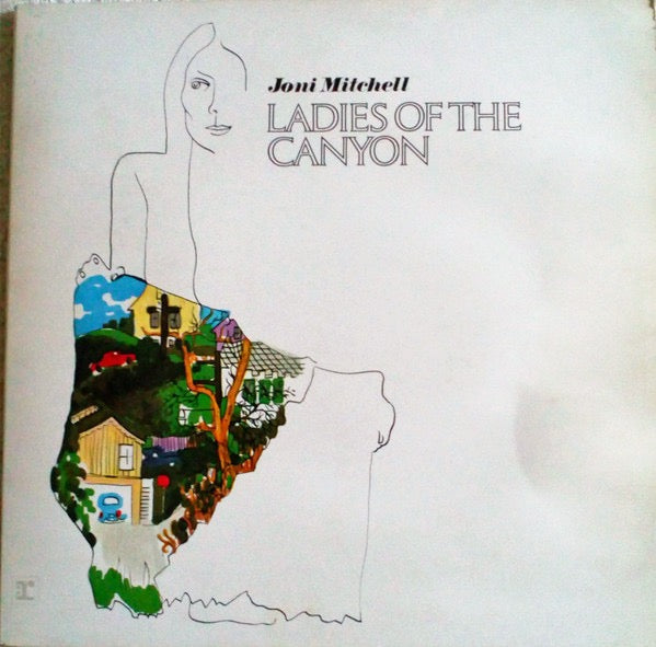 Image of Front Cover of 4915483C: LP - JONI MITCHELL, Ladies Of The Canyon (Reprise Records; RSLP 6376, UK 1971 Reissue, Gatefold) Strong VG  VG/VG
