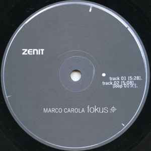 Image of Label Cover of 4945270S: 2xLP - MARCO CAROLA, Fokus (Zenit; zenit lp 1, Germany 1998)   VG/G+
