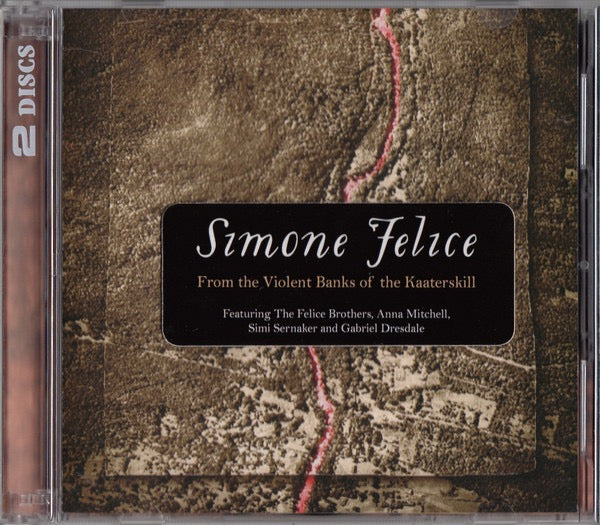 Image of Front Cover of 4915368C: 2xCD - SIMONE FELICE, From The Violent Banks Of The Kaaterskill (Mighty Hudson; 5419677852, Australia 2015, Double CD Case)   VG+/VG+