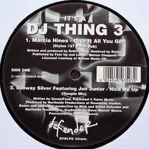 Image of Front Cover of 4945272S: 2x12" EP - VARIOUS, It's A DJ Thing 3 (Defender Music; DFDLP6, UK 1996, Company Sleeve)   /VG