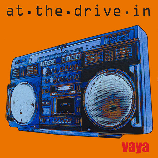 Image of Front Cover of 4925464E: 10" EP - AT.THE.DRIVE.IN, Vaya (Fearless Records ; FRL39040-1, US 2012 Reissue, Picture Sleeve, Insert, White Vinyl) Strong VG - Surface Mark On B1 Which Does Not Sound, Still In Stickered Shrink Wrap  EX/VG