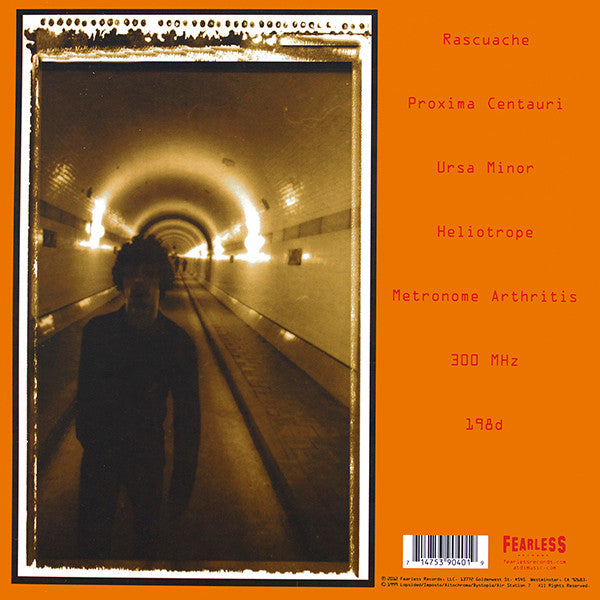 Image of Back Cover of 4925464E: 10" EP - AT.THE.DRIVE.IN, Vaya (Fearless Records ; FRL39040-1, US 2012 Reissue, Picture Sleeve, Insert, White Vinyl) Strong VG - Surface Mark On B1 Which Does Not Sound, Still In Stickered Shrink Wrap  EX/VG