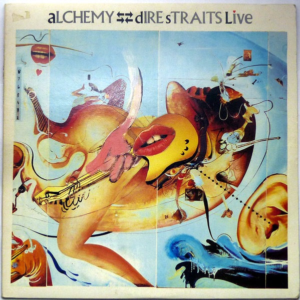 Image of Front Cover of 4915491C: 2xLP - DIRE STRAITS, Alchemy - Dire Straits Live (Vertigo; VERY 11, UK 1984, Gatefold, Tone Runout) Bottom seams split on sleeve.  VG/VG+