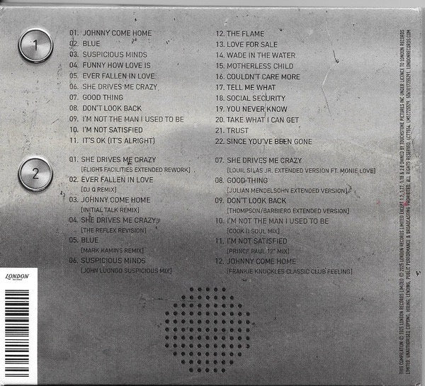 Image of Back Cover of 2xCD - VG+/VG+ - FINE YOUNG CANNIBALS, 40 (London Records; LMS1725529, Europe 2025, Fold Over Sleeve), ,  - 2516501C