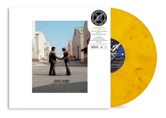 Image of Front Cover of 5035088E: LP - PINK FLOYD, Wish You Were Here (50th Anniversary) (CMG; 19802974631, UK 2025 Reissue, Yellow Flame Vinyl)   NEW/NEW
