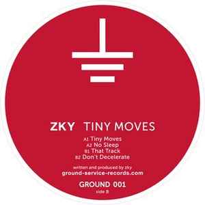 Image of Front Cover of 5045046S: 12" - ZKY, Tiny Moves (Ground Service Records; GROUND 001, Germany 2017)   /VG
