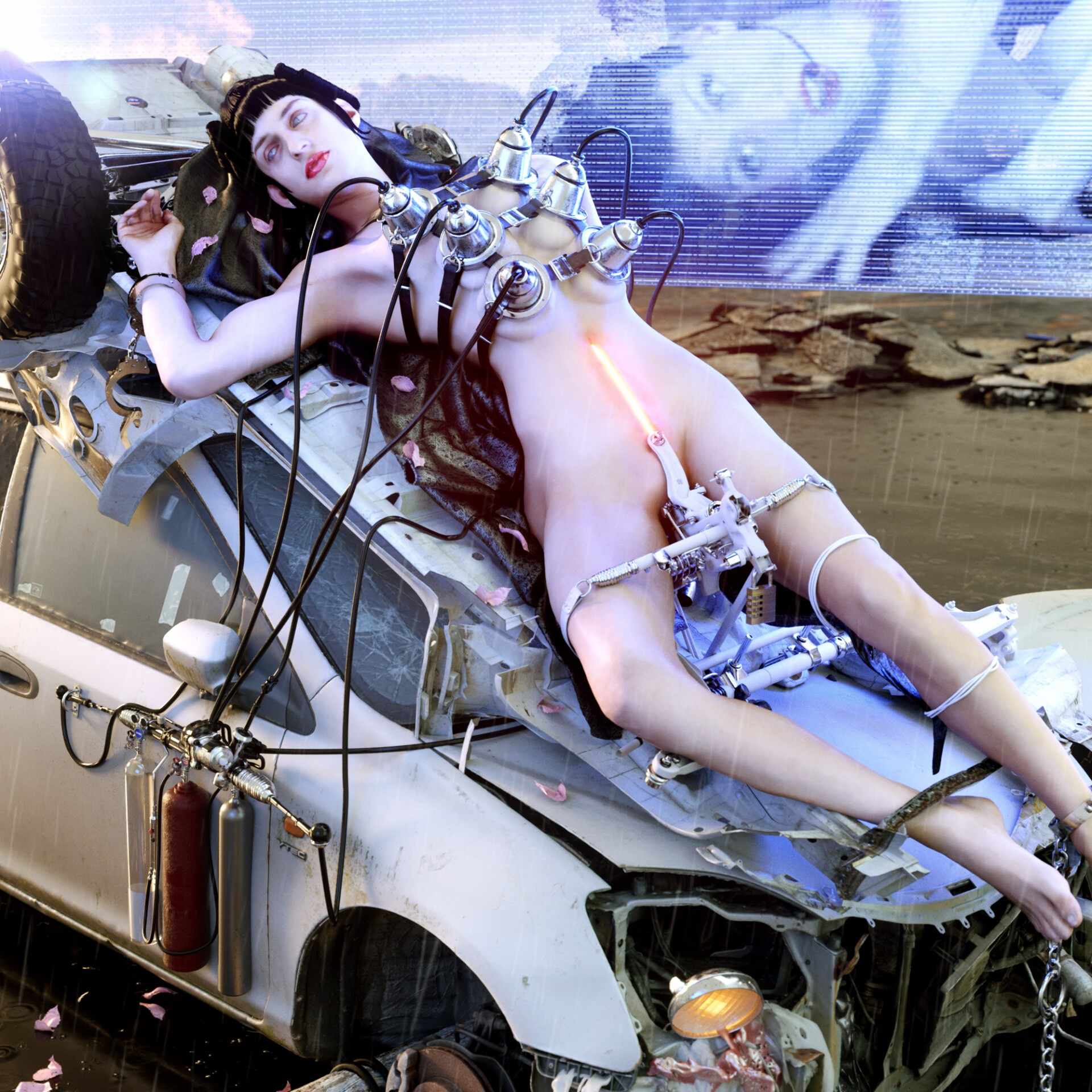 Image of Front Cover of 5055049S: 2xLP - ARCA, @@@@@ (XL; XL1576LP, Europe 2025 Reissue, Standard Sleeve, Limited Edition First Pressing, Double black vinyl with etched D-side)   NEW/NEW