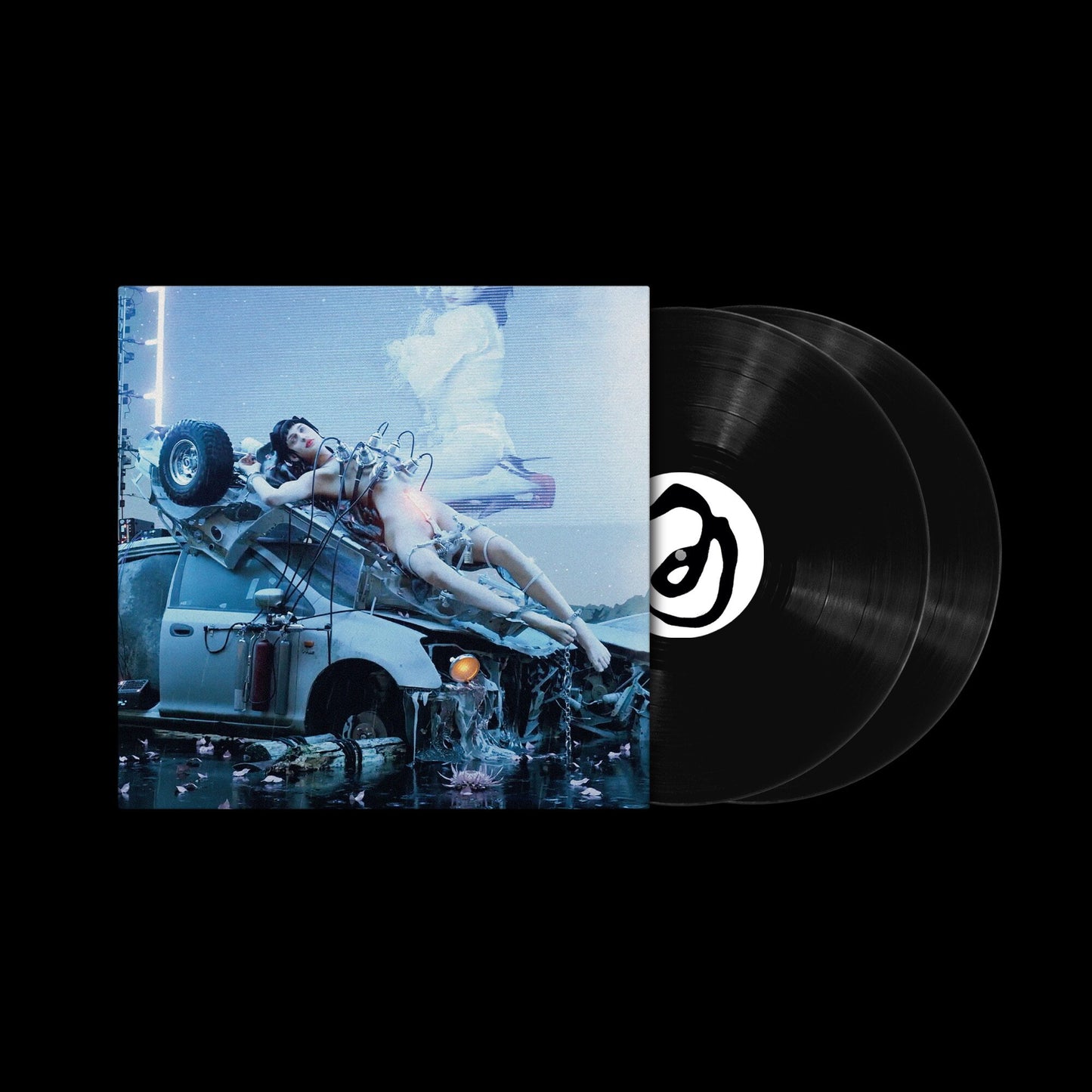 Image of Back Cover of 5055049S: 2xLP - ARCA, @@@@@ (XL; XL1576LP, Europe 2025 Reissue, Standard Sleeve, Limited Edition First Pressing, Double black vinyl with etched D-side)   NEW/NEW