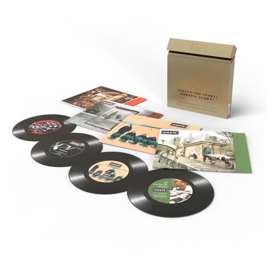 Image of Front Cover of 5035030E: 4x7" - OASIS, (What's The Story) Morning Glory? 7" BoxSet (Big Brother; RKID151BOXB, UK 2025 Reissue, Box Set)   NEW/NEW