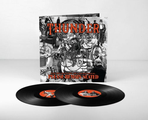 Image of Front Cover of 2xLP - EX/EX - THUNDER, Please Remain Seated (BMG; BMGCAT334DLP, UK 2019, Gatefold, 2 Inners), Still In Opened Shrinkwrap With Hype Sticker,  - 5025067E