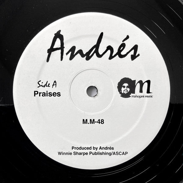 Image of Front Cover of 5045051S: 12" - ANDR�S, Praises (Mahogani Music; M.M-48, US 2021)   /VG+