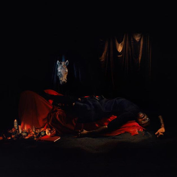 Image of Front Cover of 5025036E: LP - GHOSTPOET, I Grow Tired But Dare Not Fall Asleep (Play It Again Sam; PIASR1135LPX, Europe 2020, Insert, Limited Edition Clear vinyl)   VG+/VG+