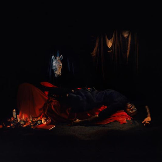 Image of Front Cover of 5025036E: LP - GHOSTPOET, I Grow Tired But Dare Not Fall Asleep (Play It Again Sam; PIASR1135LPX, Europe 2020, Insert, Limited Edition Clear vinyl)   VG+/VG+