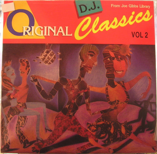 Image of Front Cover of 5025097E: LP - VARIOUS, Original D.J. Classics From Joe Gibbs Library Vol. 2 (Rocky One; RGLP 0010, US 1990) Still in shrinkwrap (opened).  VG+/VG+