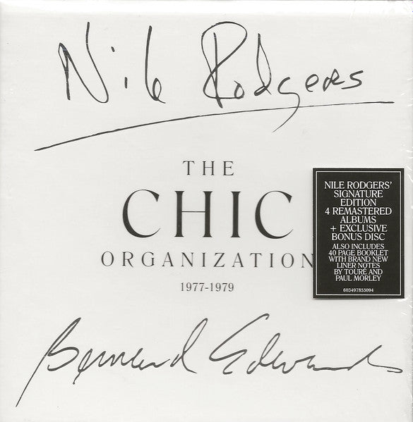 Image of Front Cover of 5055020S: 5xCD - CHIC, The Chic Organization (1977-1979) (Atlantic; 603497855094, Europe 2018, Box Set, Booklet) Still In Opened Shrinkwrap  EX/EX