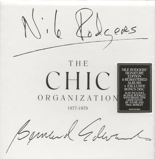 Image of Front Cover of 5055020S: 5xCD - CHIC, The Chic Organization (1977-1979) (Atlantic; 603497855094, Europe 2018, Box Set, Booklet) Still In Opened Shrinkwrap  EX/EX