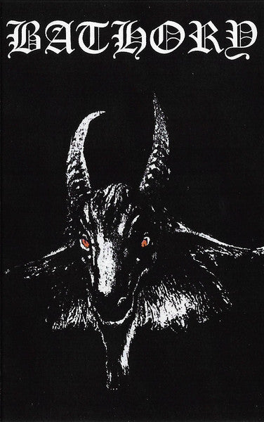 Image of Front Cover of 5055060S: Cassette - BATHORY, Bathory (Back On Black; BOBV978MC, UK 2022 Reissue)   EX/EX