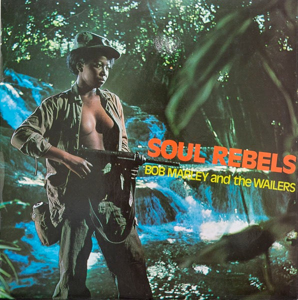 Image of Front Cover of 5015125C: LP - BOB MARLEY & THE WAILERS, Soul Rebels (Upsetter; TBL 126, Jamaica 1970, Laminated Front Sleeve) Conservative grading! Track B1 shows heavy marks, loud pops. Sounds very strong VG otherwise, great shine. Storage warp. Clean labels. Light creases, storage wear on sleeve, looks great.  VG/F