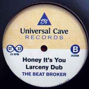 Image of Back Cover of 5025139E: 12" - THE BEAT BROKER, Satin Kimono (Universal Cave; UC008, US 2016)   /EX