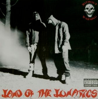 Image of Front Cover of 5045141S: LP - WITHOUT WARNING, Land Of The Lunatics (Power Lab Recordings; P.LAB LP1, UK 1996) Edge Wear  VG/VG