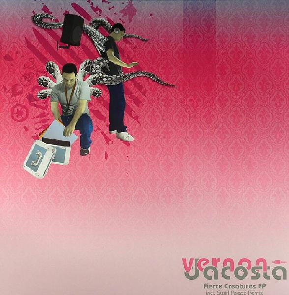 Image of Front Cover of 12" - VG+/G+ - VERNON & DACOSTA, Fierce Creatures EP (Phono Graffiti; PG 001, UK 2005, Picture Sleeve), Hairlines and light marks.,  - 5115012C