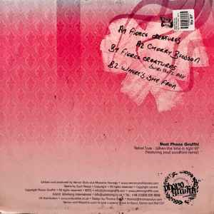 Image of Back Cover of 12" - VG+/G+ - VERNON & DACOSTA, Fierce Creatures EP (Phono Graffiti; PG 001, UK 2005, Picture Sleeve), Hairlines and light marks.,  - 5115012C