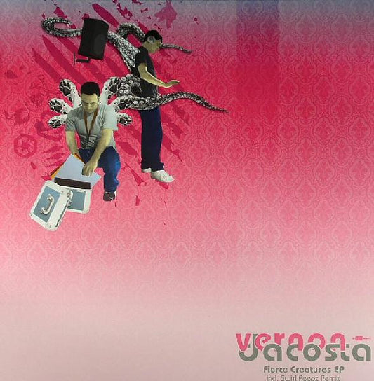 Image of Front Cover of 5115012C: 12" - VERNON & DACOSTA, Fierce Creatures EP (Phono Graffiti; PG 001, UK 2005, Picture Sleeve) Hairlines and light marks.  VG+/G+