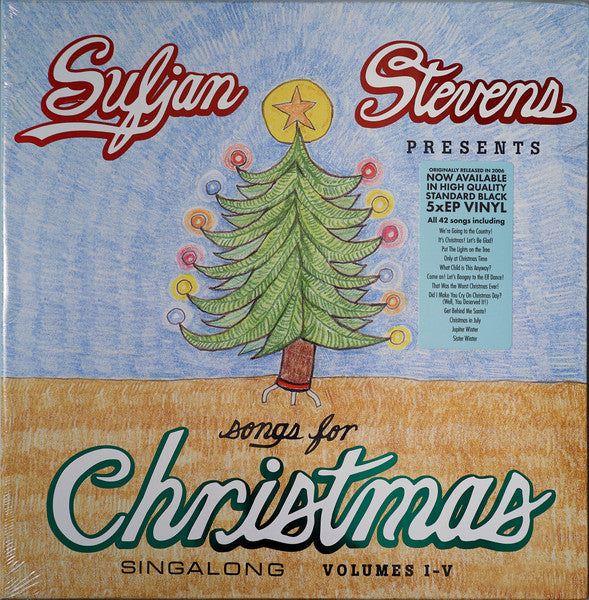 Image of Front Cover of 5x12" - VG+/VG+ - SUFJAN STEVENS, Songs For Christmas (Asthmatic Kitty Records; AKR028, USA & Europe 2018 Reissue, Box Set), ,  - 5045104S