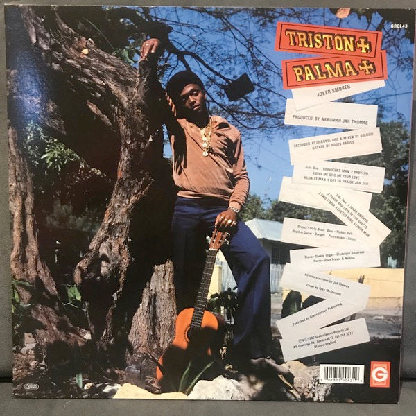 Image of Back Cover of LP - NEW/NEW - TRISTON PALMA, Joker Smoker (Greensleeves Records; GREL 43, UK 2012 Reissue), ,  - 5015251C