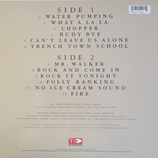 Image of Back Cover of LP - NEW/NEW - JOHNNY OSBOURNE, Mr. Budy Bye (VP Records; VPRL 1446, US 2021 Reissue, Coloured Vinyl), ,  - 5035167E