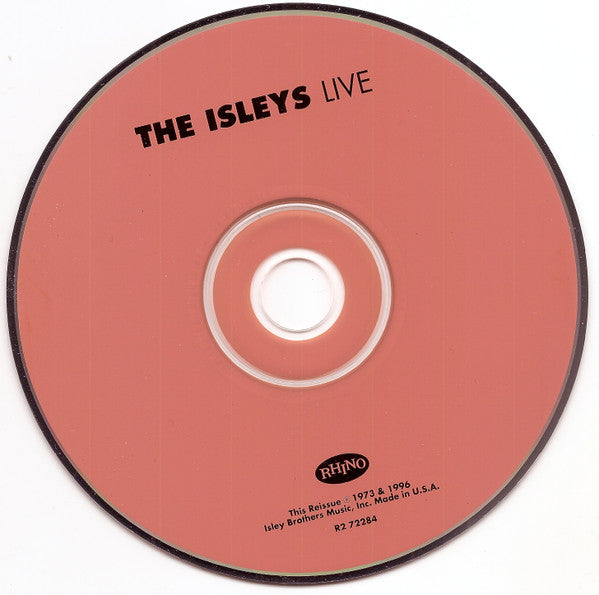 Image of Label Cover of 5035132E: CD - THE ISLEYS, The Isleys Live (Rhino Records; R2 72284, US 1996)   VG+/VG+