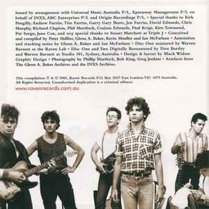 Image of Label Cover of 4935146E: 2xLP - INXS, Stay Young 1979-1982 (The Complete 'Deluxe Years') (Raven Records; RVCD-145, Australia 2002, Card Slipcase with Jewel Case inside)   VG+/VG+