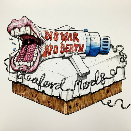 Image of Front Cover of 5015272C: 7" - SLEAFORD MODS, Megaton (Rough Trade; RT0573S, UK 2025, Picture Sleeve, Black Vinyl)   EX/VG+