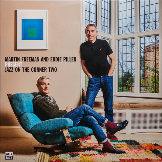Image of Front Cover of 5045204S: 2xLP - MARTIN FREEMAN AND EDDIE PILLER, Jazz On The Corner Two (Acid Jazz; AJX2LP503, UK 2020, Gatefold)   VG+/VG