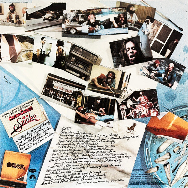 Image of Back Cover of LP - EX/EX - CHEECH & CHONG, Cheech & Chong's Up In Smoke (Warner Records; 603497827374, Worldwide 2024 Reissue, Record Store Day, Limited Edition, Smokin' Green), ,  - 5045208S