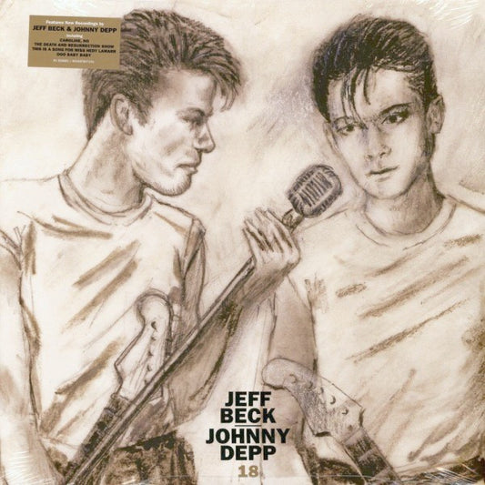 Image of Front Cover of 5045108S: LP - JEFF BECK - JOHNNY DEPP, 18 (Rhino Records; R1 629961, Europe 2022) Opened Instore, Still In Stickered Shrinkwrap  EX/EX