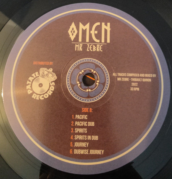 Image of Label Cover of LP - EX/EX - MR. Z BRE, Omen (Patate Records; PRPLP 054, France 2023), ,  - 5025285E