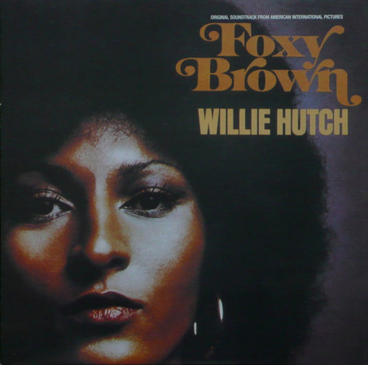 Image of Front Cover of 5045264S: LP - WILLIE HUTCH, Foxy Brown (Not On Label; none,  1996 Reissue) Edge wear and sticker ghost on cover.  VG/VG