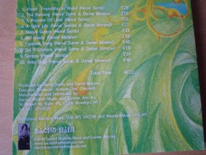Image of Back Cover of CD - VG+/VG+ - HERV  SAMB & DANIEL MORENO, Kharit (Sacred Rhythm Music; SRM 1001, US 2011), ,  - 5055128S