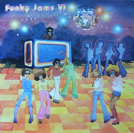 Image of Front Cover of 5045305S: LP - VARIOUS, Funky Jams VI (Hubbub Records; HUBLP10, UK 1996)   VG/VG+