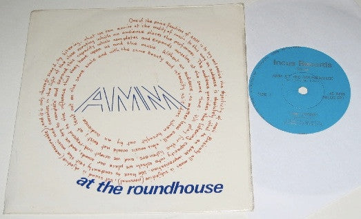 Image of Label Cover of 7" EP - VG/VG+ - AMM, At The Roundhouse (Incus ; INCUS EP 1, UK 1972, Laminated Flipback Sleeve), Sleeve Creased,  - 5025297E