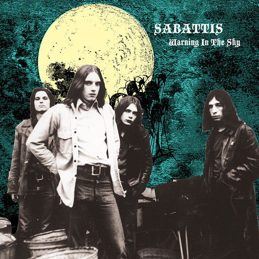 Image of Front Cover of 5015248C: LP - SABATTIS, Warning In The Sky (Out-Sider; OSR037, Spain 2015 Reissue, Insert) Strong VG, Just a few paper scuffs from inner, Sleeve still in hype stickered shrinkwrap  VG+/VG