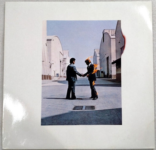 Image of Front Cover of 5015350C: LP - PINK FLOYD, Wish You Were Here (Harvest; SHVL 814, Germany 1980s Reissue, No Barcode On Sleeve, Inner, GEMA Box On Labels, ) Lots of fine hairlines, All very light ,   VG/G