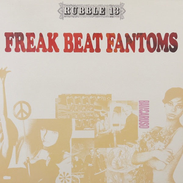Image of Front Cover of LP - VG+/VG+ - VARIOUS, Freak Beat Fantoms (Rubble 13) (Bam-Caruso Records; KIRI 102, UK 1989), ,  - 2926178E