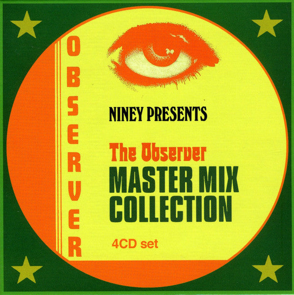 Image of Front Cover of 4xCD - VG+/VG+ - NINEY THE OBSERVER, The Observer Master Mix Collection (Doctor Bird; DB4CD142, UK 2024, Box Set, 4 Inners, Booklet), ,  - 5035202E