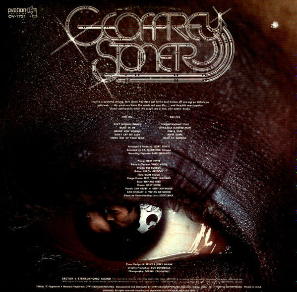 Image of Back Cover of LP - VG/VG+ - GEOFFREY STONER, Ain't Nothin' Freaky (Ovation Records; OV 1721, US 1976), Cut-out (Hole punched),  - 5045348S