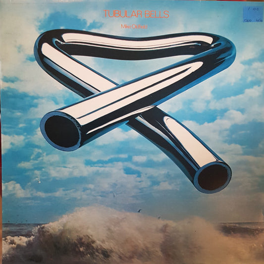 Image of Front Cover of 5025392E: LP - MIKE OLDFIELD, Tubular Bells (Virgin; V2001, UK 1976, Green labels, "Part One"/"Part Two" on labels) Corner bumps.    VG/VG+