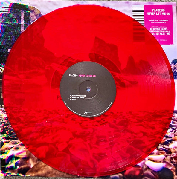 Image of Label Cover of 5015342C: 2xLP - PLACEBO, Never Let Me Go (So Recordings; SOAKLPP263, Worldwide 2022, Gatefold, Insert, Pink Transparent Vinyl) SEALED  EX/M