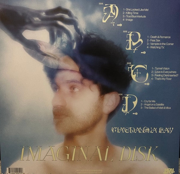 Image of Back Cover of 2xLP - NEW/NEW - MAGDALENA BAY, Imaginal Disk (Mom + Pop; MP770, UK, Europe & US 2024, Gatefold, Insert, Black Vinyl), ,  - 2516379C